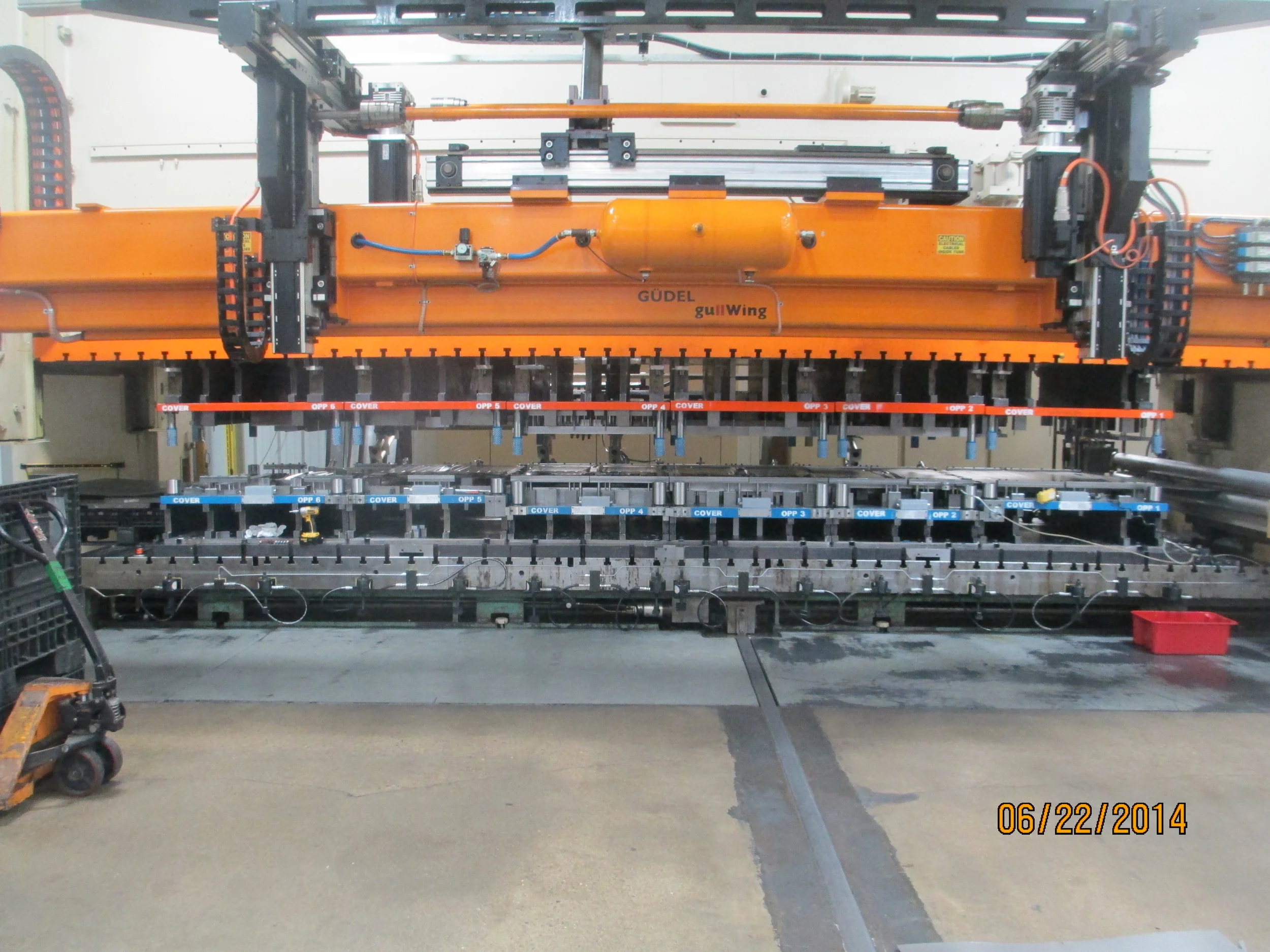 21' Progressive Die in a customer's press