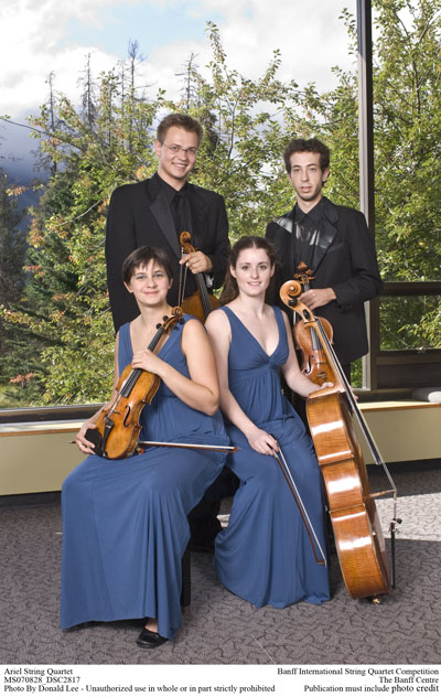 Prizewinner's photo shoot at the Banff Centre 