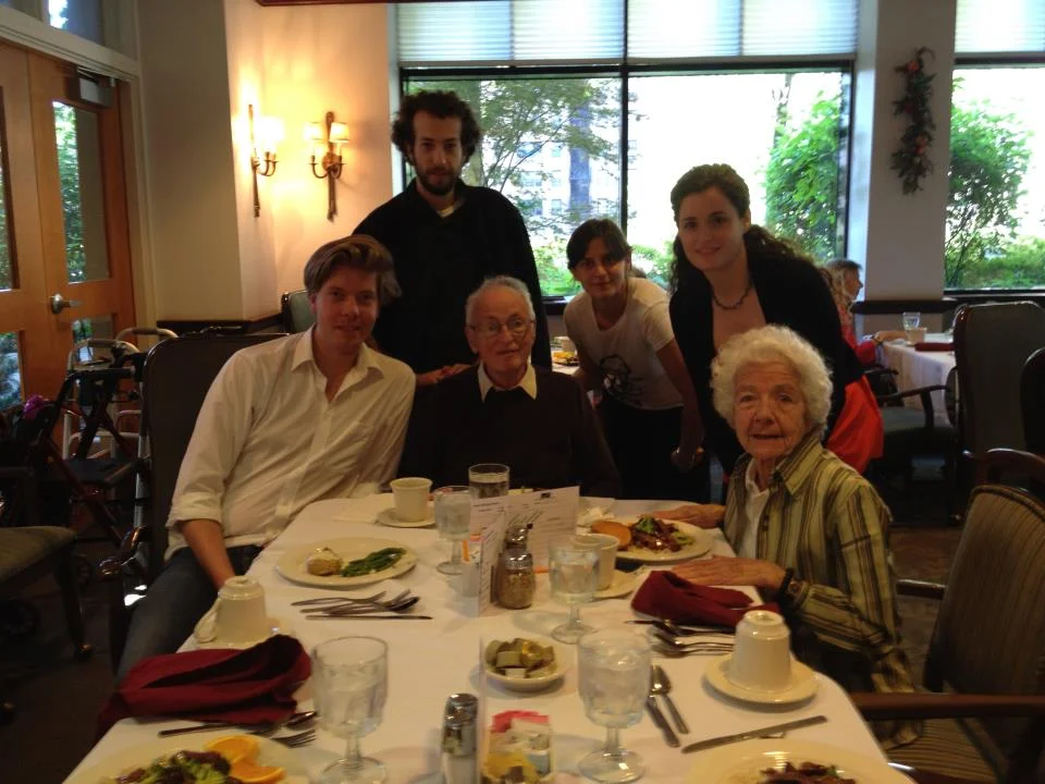 Dinner with Evi and Walter Levin
