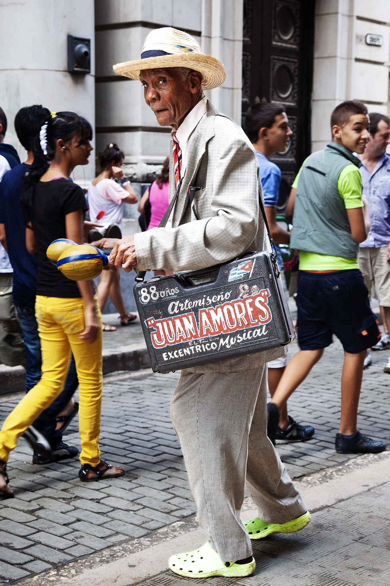 Juan Amores, amuseur de rue