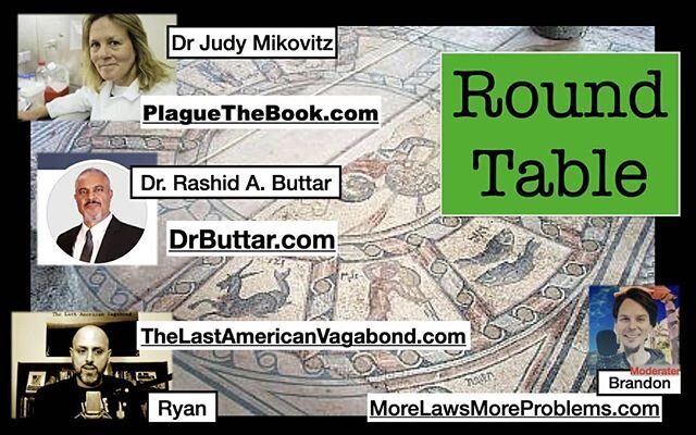 I spoke with Dr Buttar @drbuttar Dr Judy Mikovits and Ryan from #TheLastAmericanVagabond 
Link in bio, then click on YouTube or Bitchute link

#drbuttar #drmikovitz #roundtable #MoreLawsMoreProblems #mask #mymask #doctor