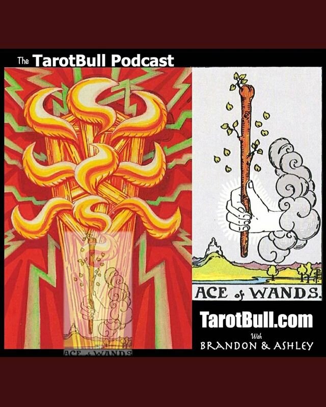 The #Ace or #Wands episode is up for your listening pleasure!! @littlecricketshivers @brandonjon3 
Like, Share, Comment!
Link in Bio

#tarotbull #taroscopic #tarotnewbie #tarotmysterys #occulted #knowthyself #tarotCards #alchemy #tarotpodcast #tarott