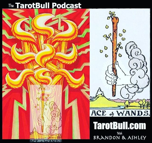 Latest episode of the @tarotbull2 with @littlecricketshivers is now ready!! Talking about  the #Ace of #Wands 
Link in Bio

#tarotbull #taroscopic #tarotknowledge #tarotnewbies #tarotCards #yinyang #occult #knowthyself #selfknowledge #psychology