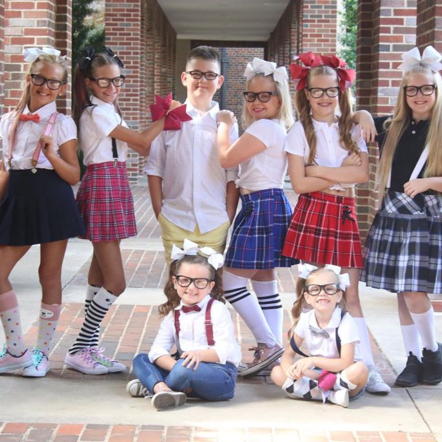 🤓 Found a gaggle of goofballs that sometimes geek out over All Bows 🤓 .
.
.
📸 @joshluskphotography 📸.
.
.
#backtoschool #geekout #cheerbows #cheergeek #summerisover #cheerleading #cheer #cheerleaders