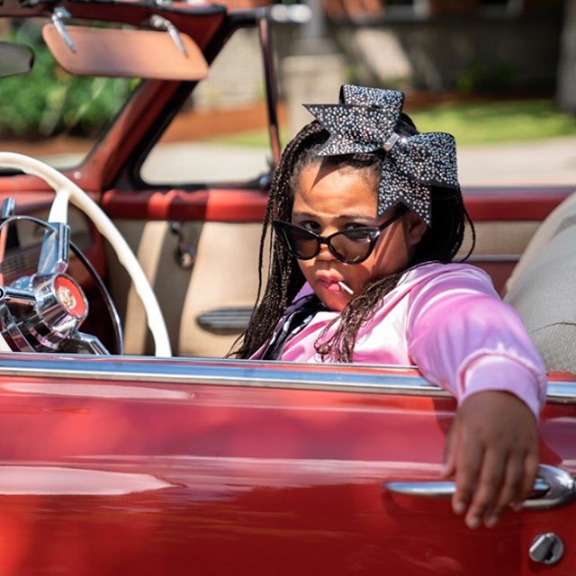 Bad &amp; Beautiful💪 Here&rsquo;s to our strong cheerleaders out there 🙌 .
.
.
📸 @reactionphotog 📸
💕 @shardai_dream 💕
.
.
#allbows #allbowsmodel #allbowsbrandrep #plymouthbelvedere #grease #pinkladies #cheer #cheerleader #cheerbows #rhinestones