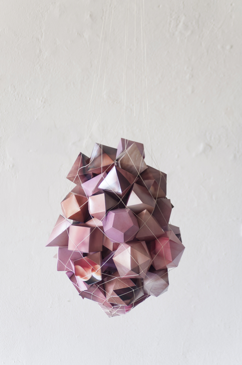 Carrie Minikel The Fragrance of Our Days 2016 Dimensions variable Photo paper and embroidery thread