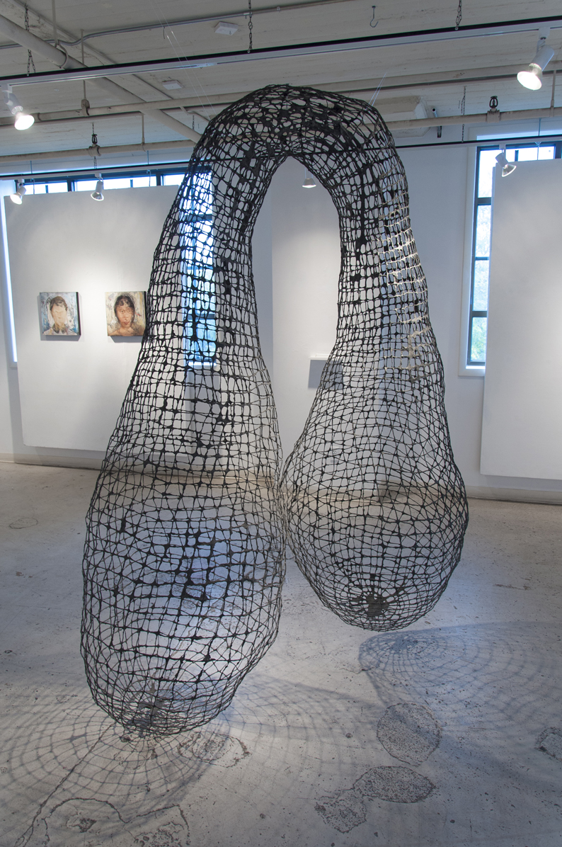 Erica Hess Harvest 2016 Steel wire, handmade paper