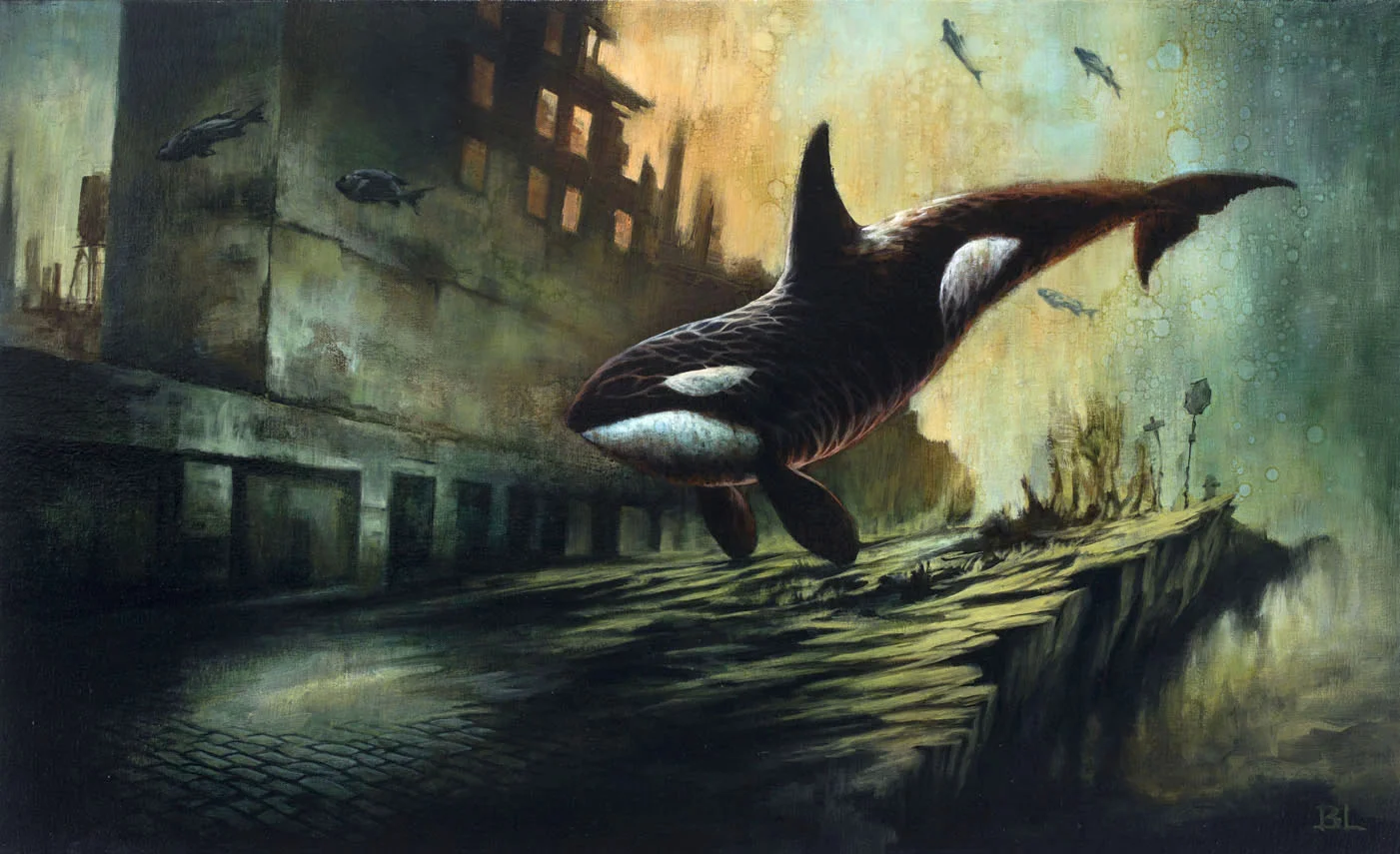 Descender oil on panel 2014 Limited Edition Print