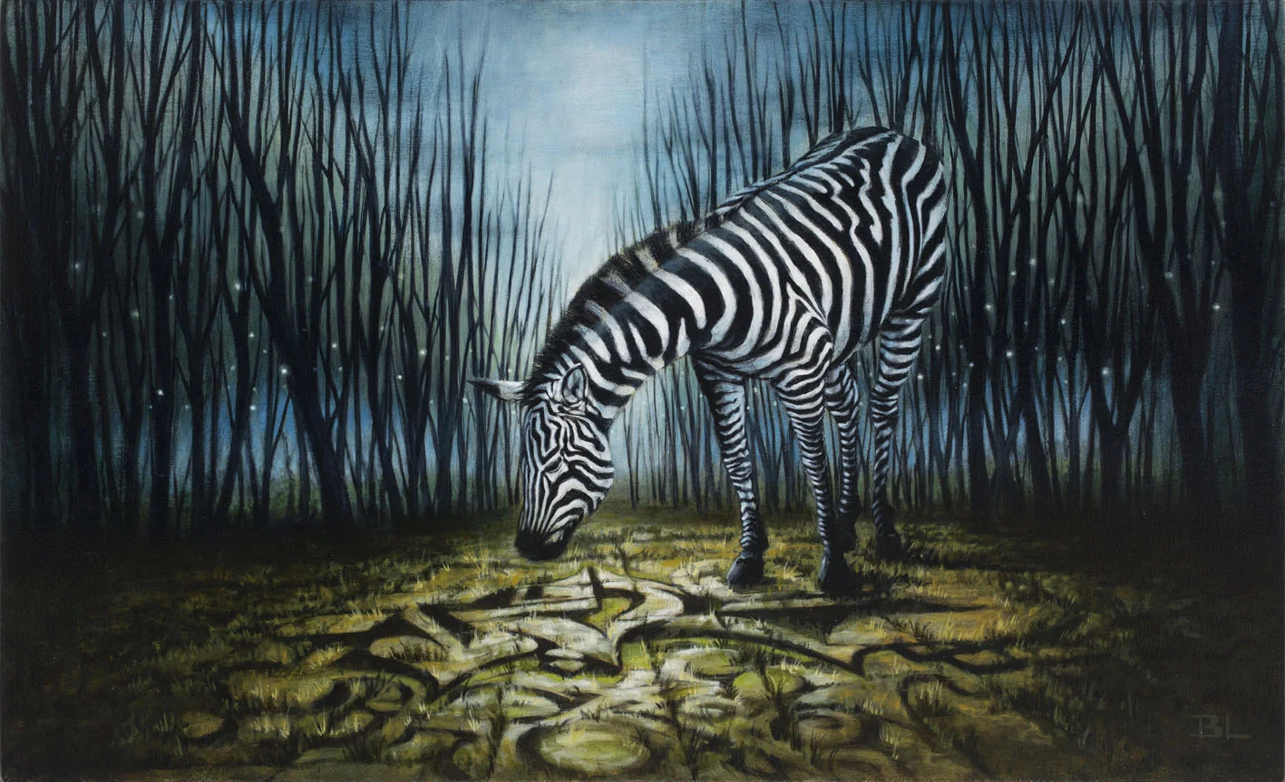 Midnight Messages oil on panel 2014