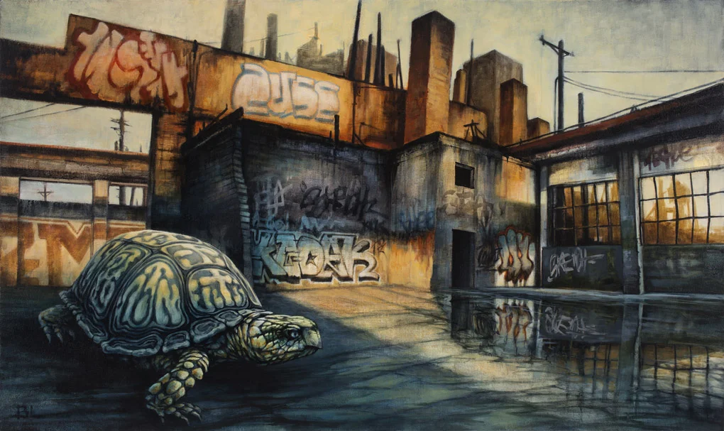 Refuge oil on panel 2013