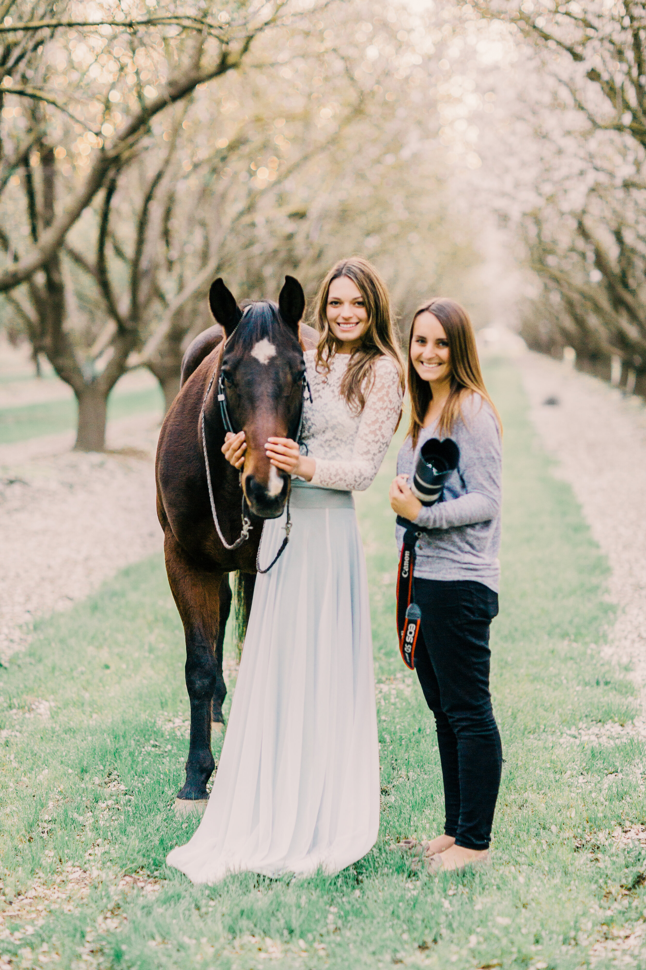 Ashleigh with model and horse (Copy)