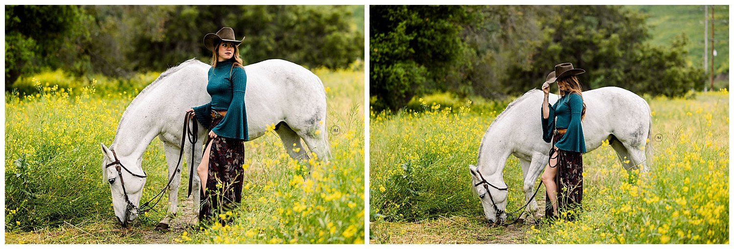 girl and horses