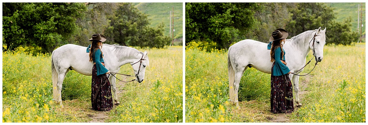 girl and horses