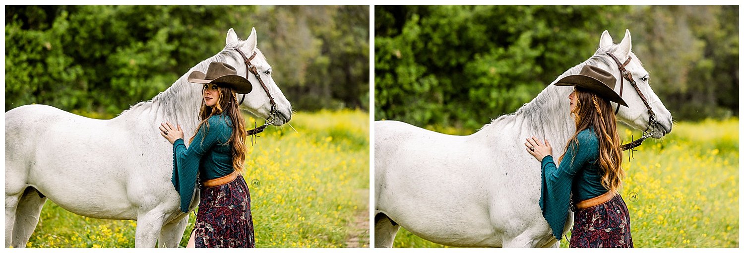 girl and horses