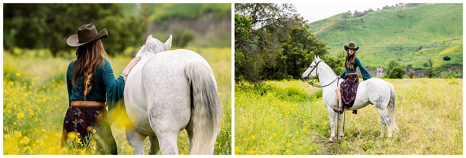 girl and horses