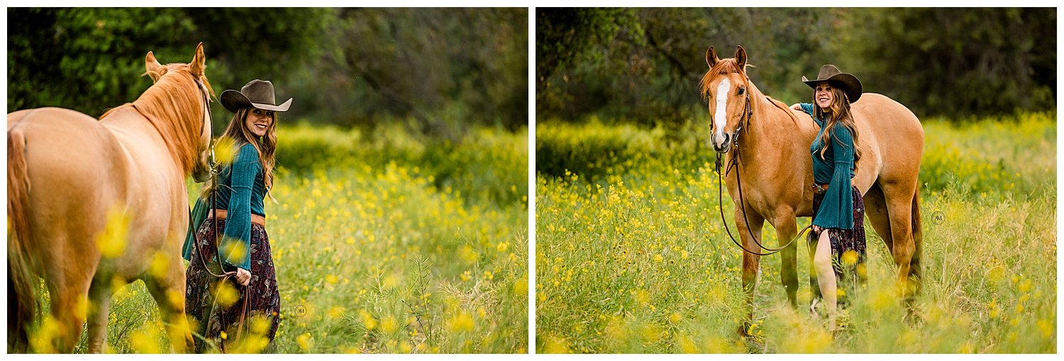 girl and horses