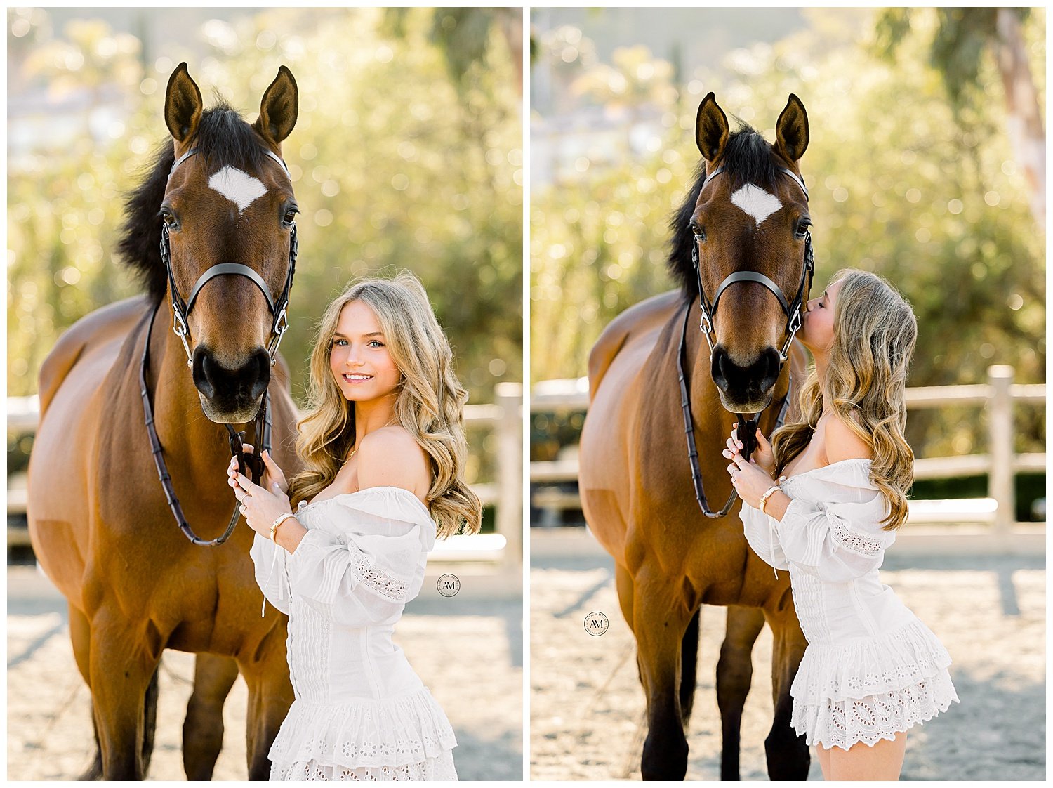 Camryn and horses