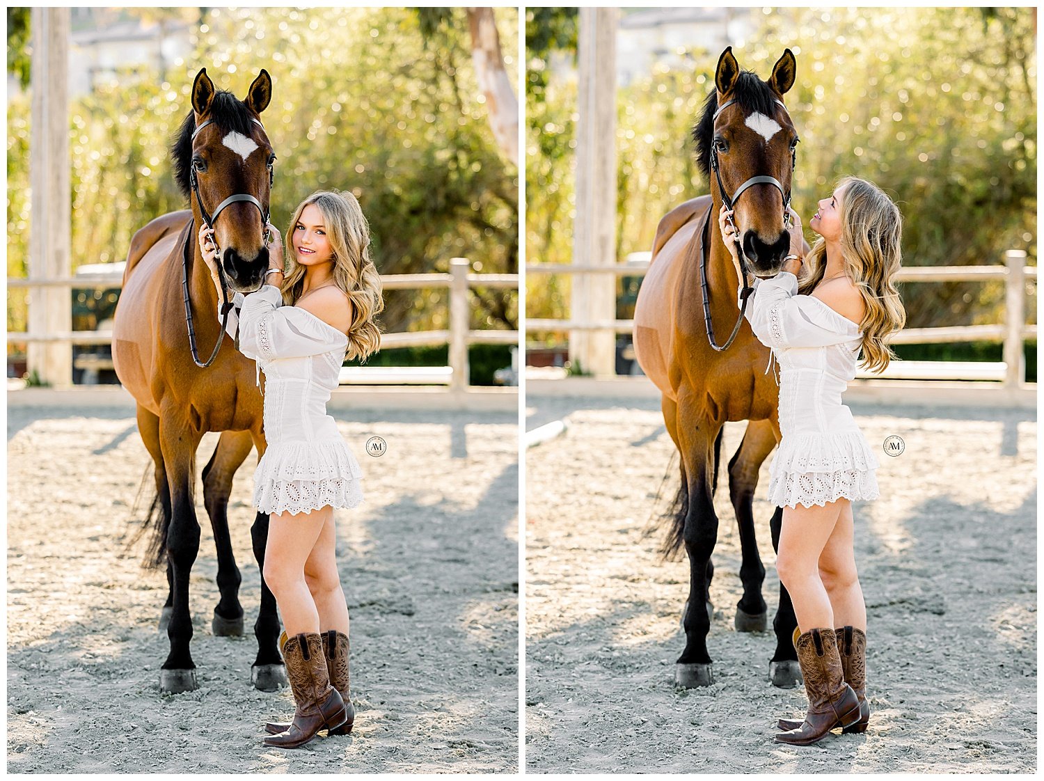 Camryn and horses