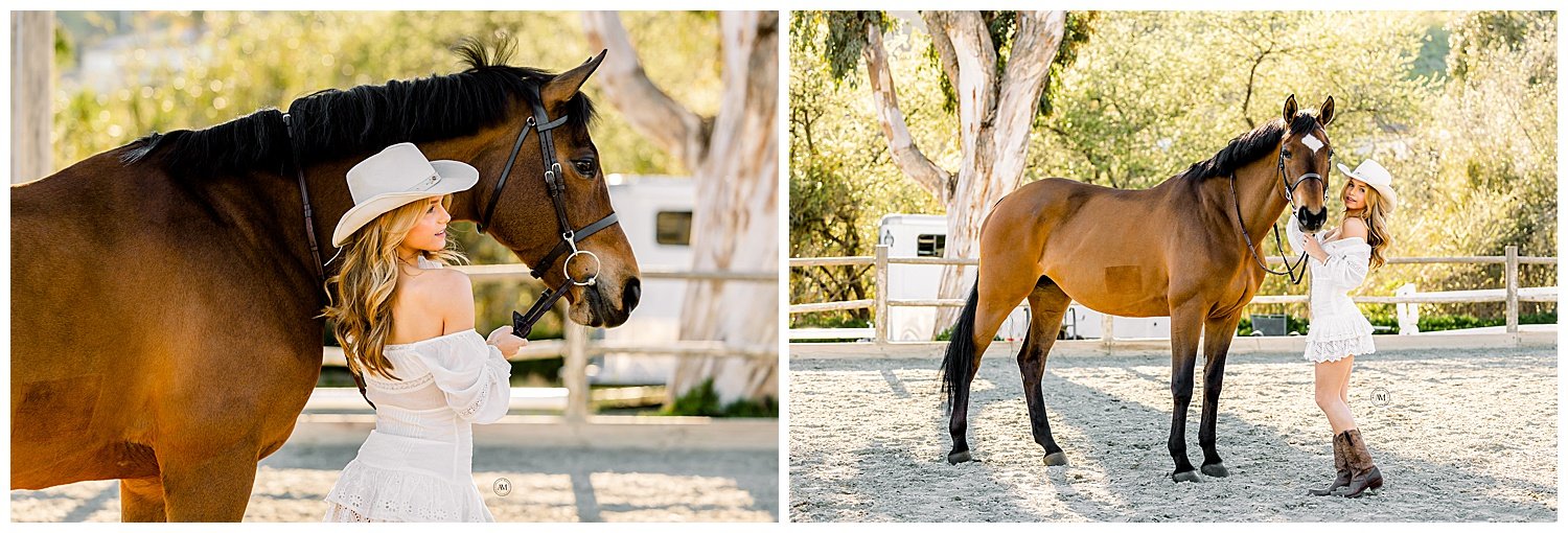 Camryn and horses