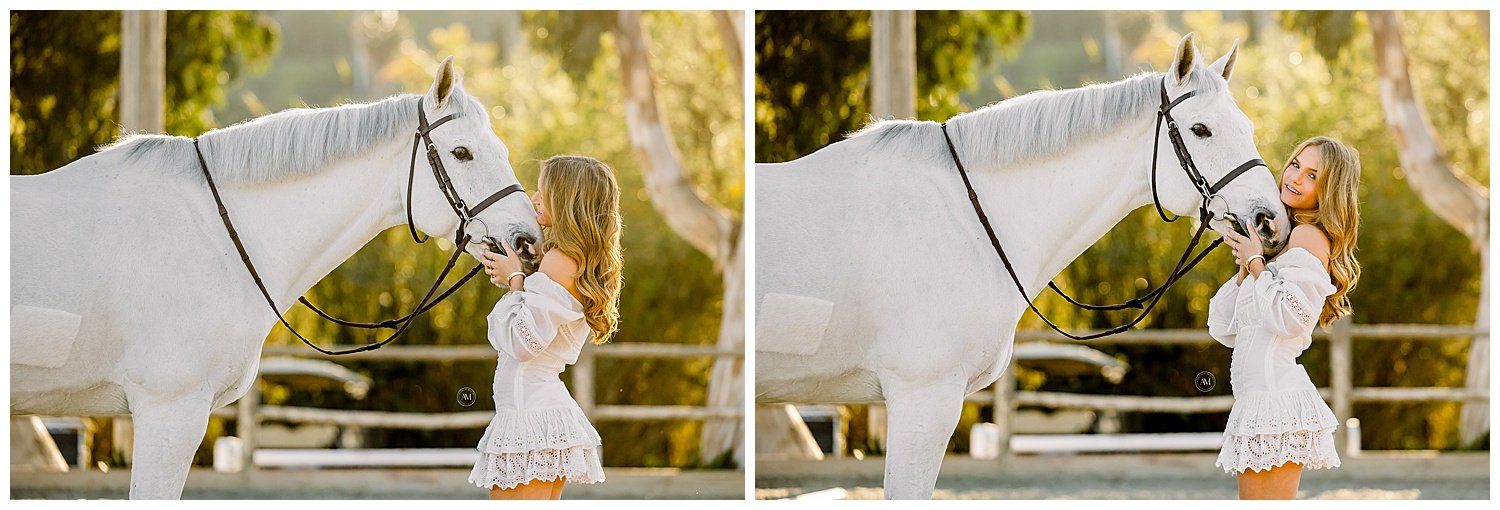 Camryn and horses