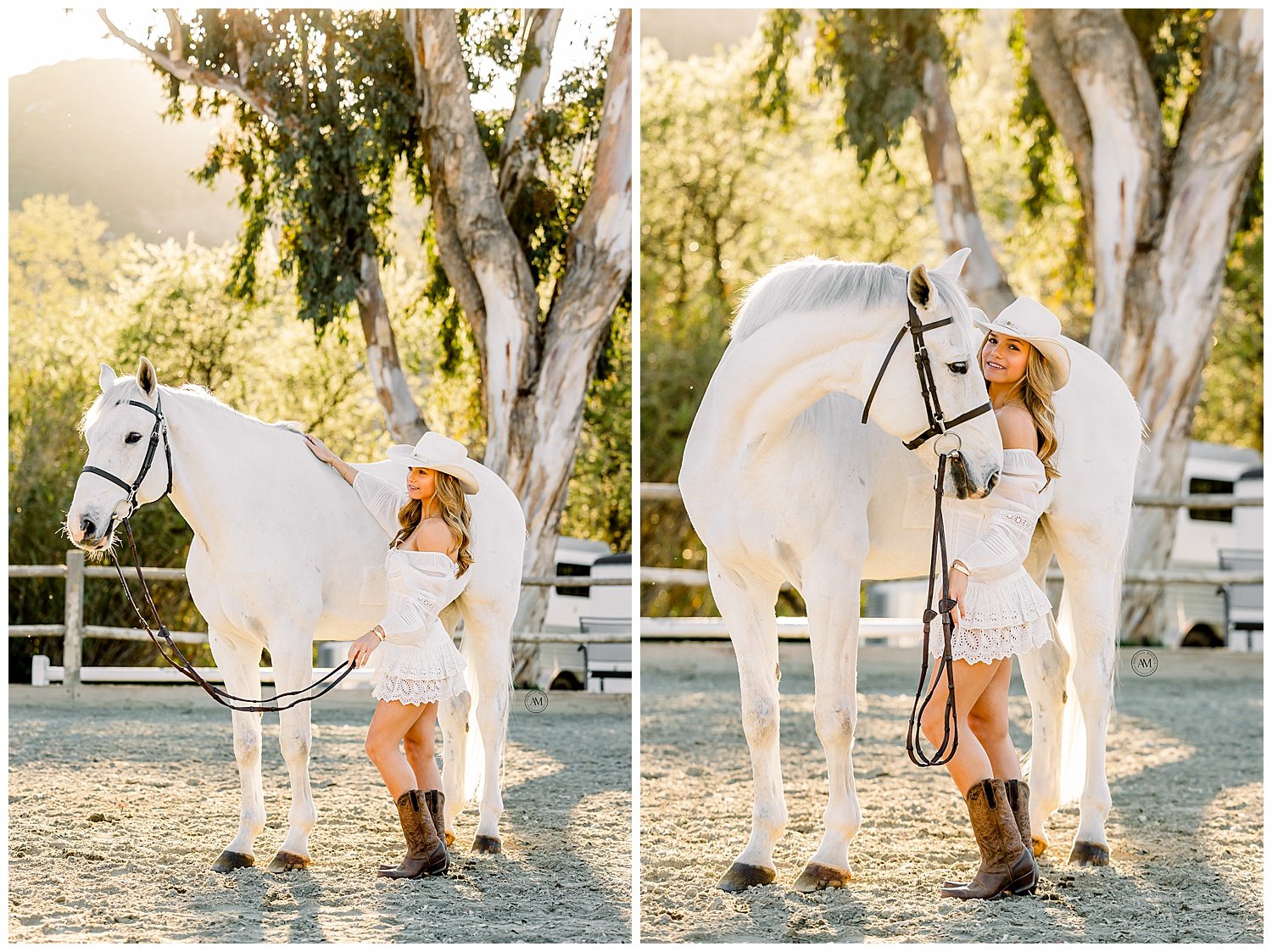 Camryn and horses