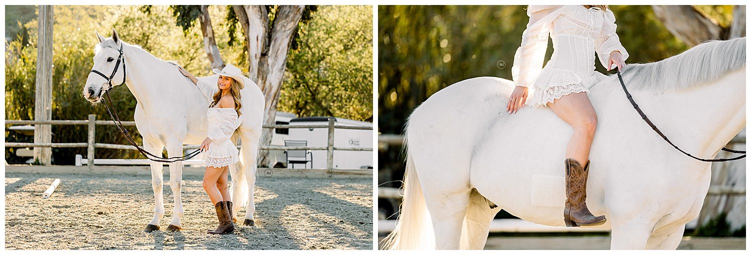 Camryn and horses