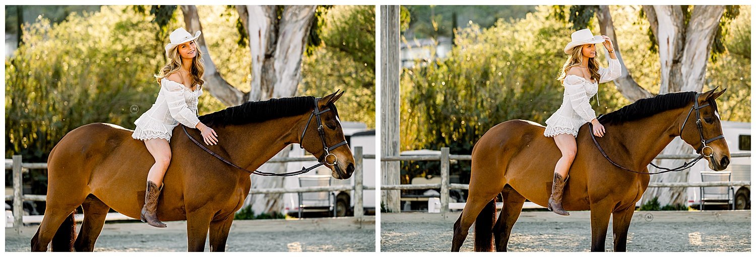 Camryn and horses