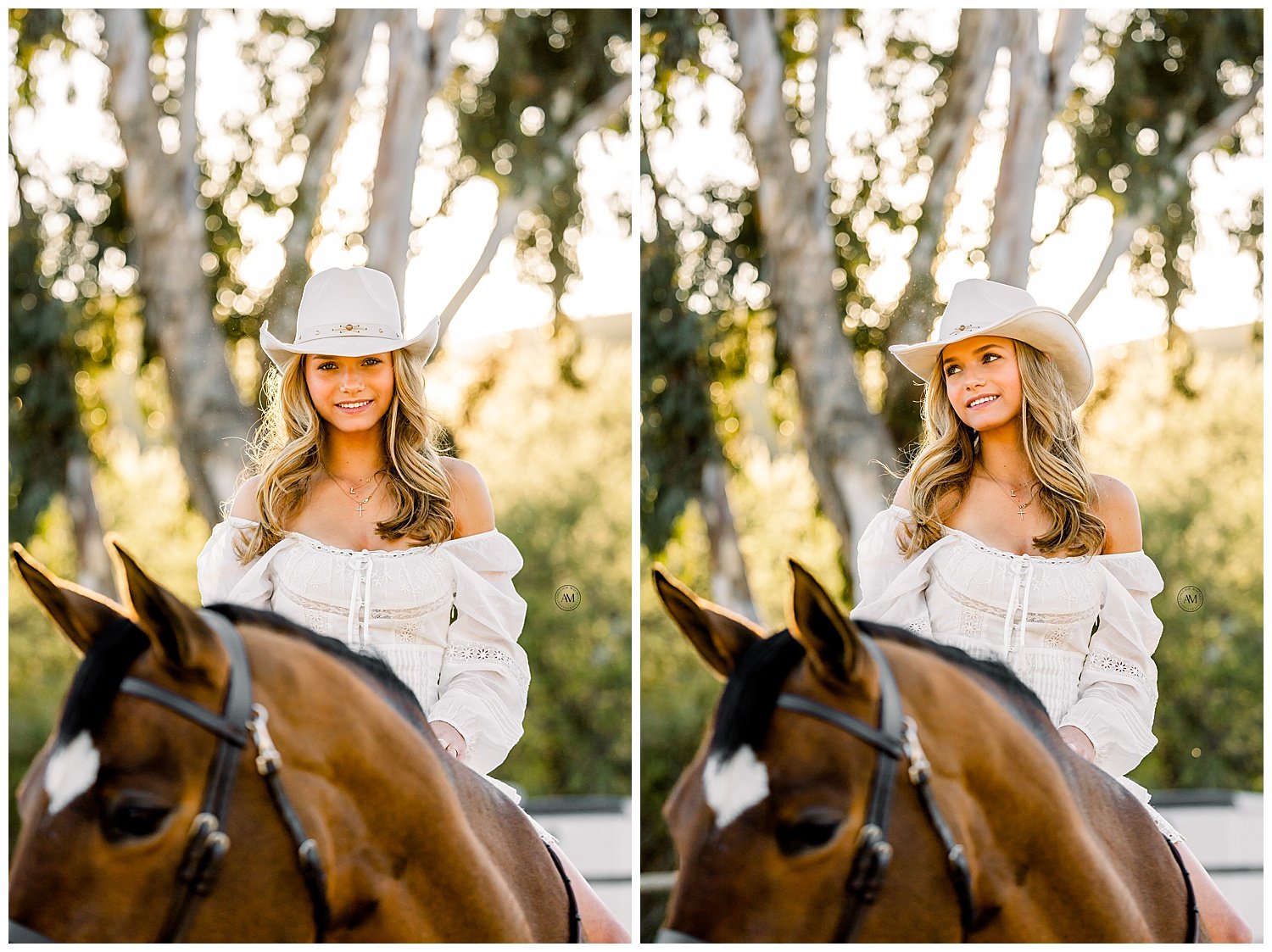 Camryn and horses