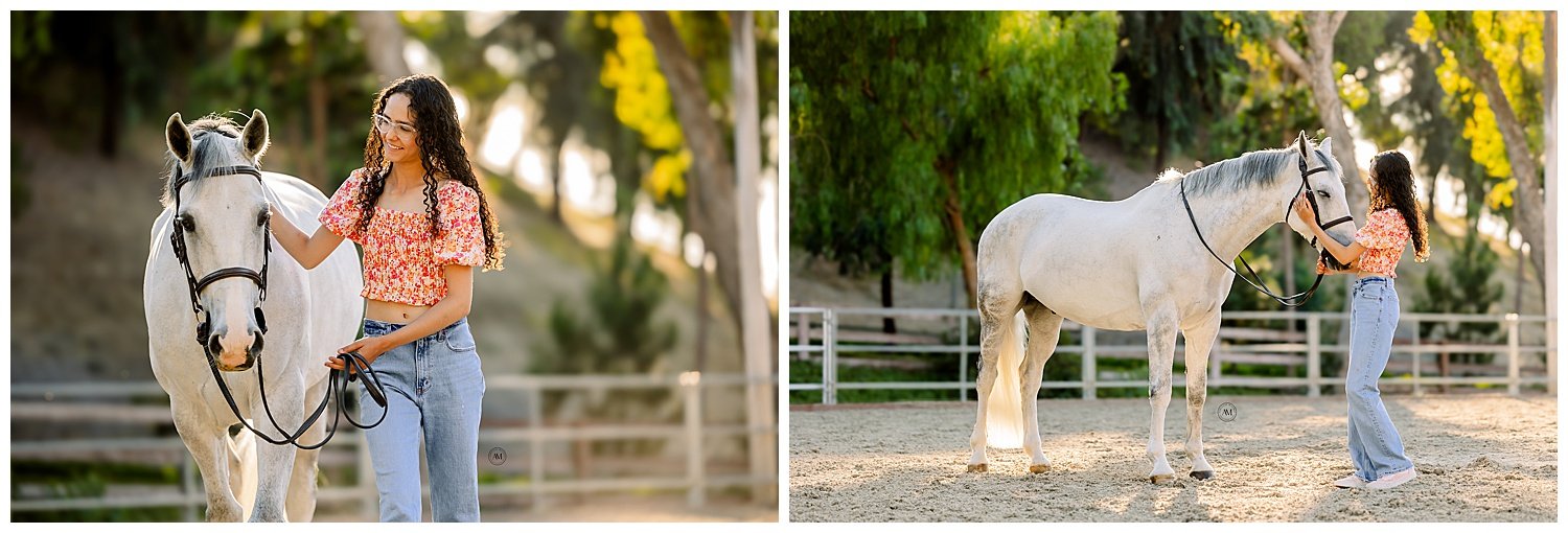 girl and horse