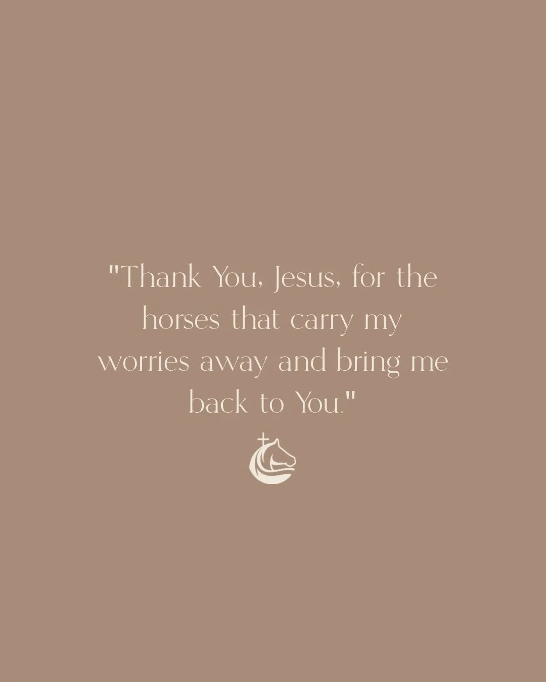 Some days, the weight feels heavy &mdash; but God knows exactly where to meet us. For me, it&rsquo;s in the quiet rhythm of hoofbeats, the stillness of the barn, and the gentle reminder that I don&rsquo;t have to carry it all alone.

Horses have a wa