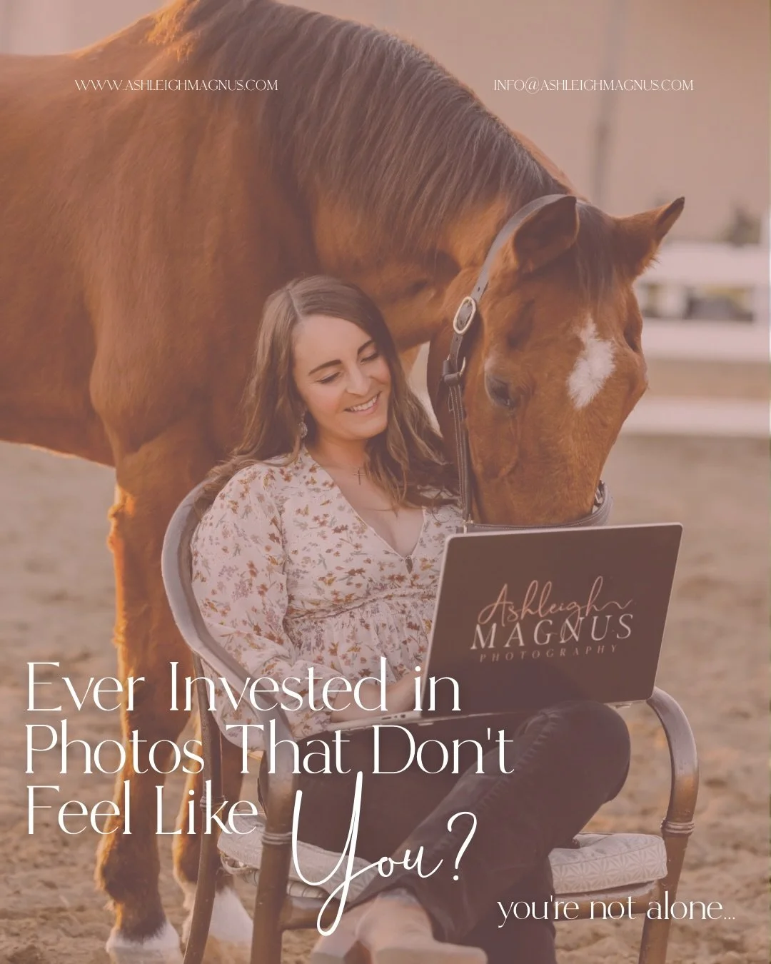 Ever walked away from your shoot thinking, &ldquo;They&rsquo;re pretty&hellip; but they&rsquo;re not us&rdquo;?

That disconnect usually isn&rsquo;t about your horse, your outfit, or the location.

It&rsquo;s about whether the photographer truly unde