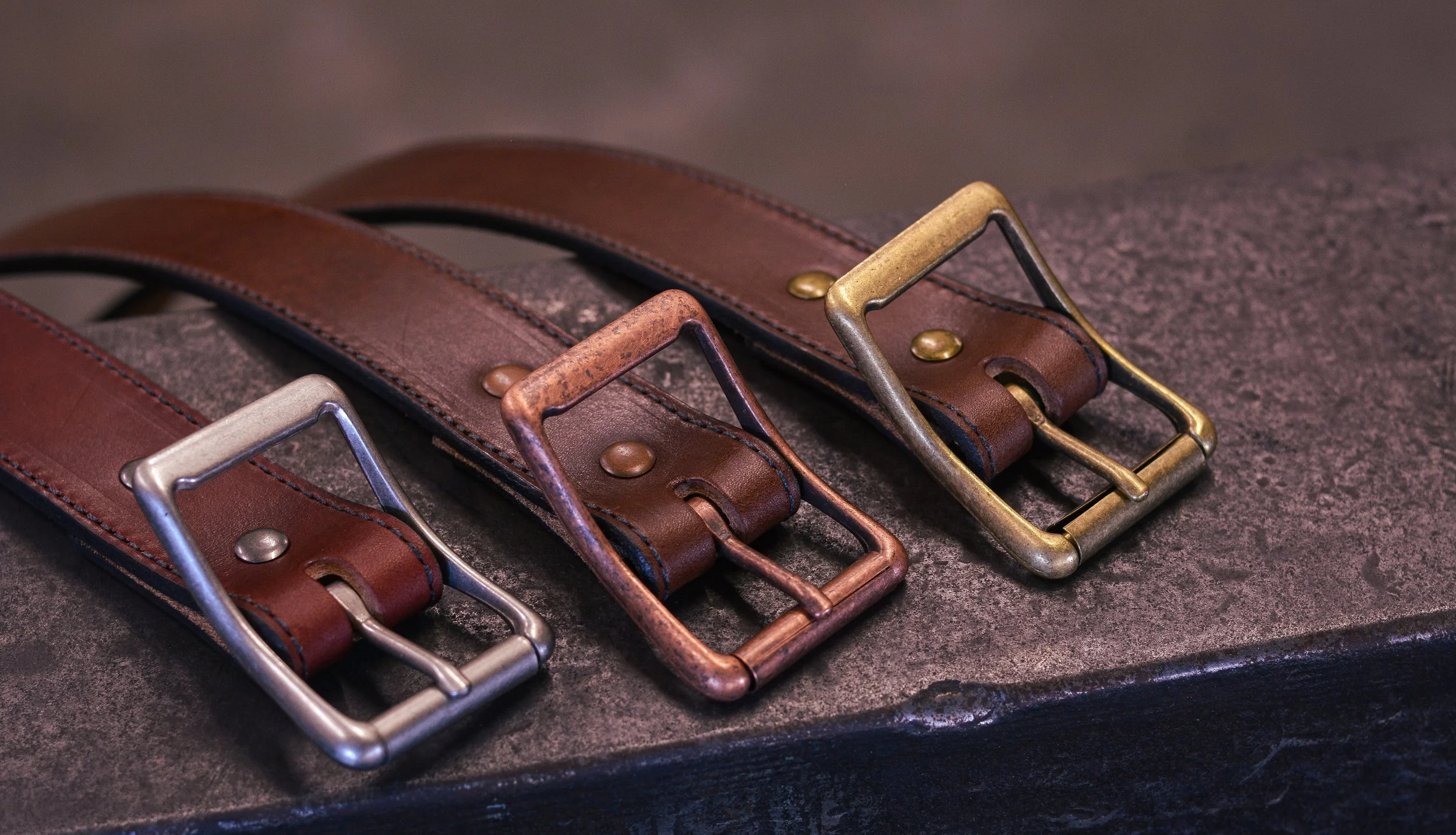 heavy duty leather belt