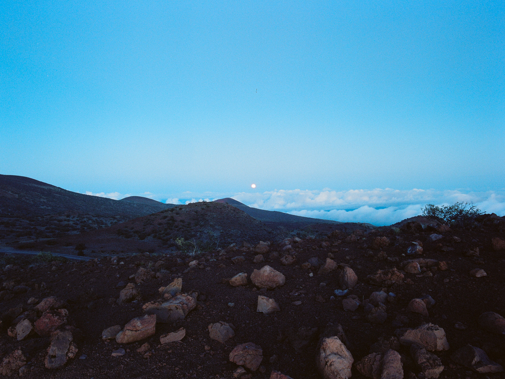 Moonrise at Mauna Kea