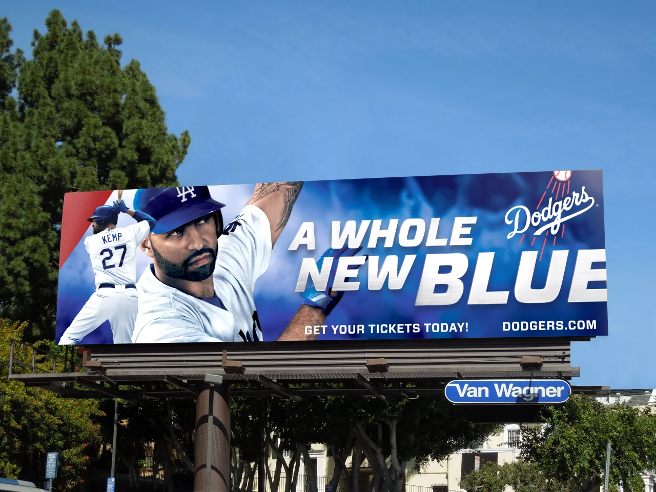 "A Whole New Blue" Billboard