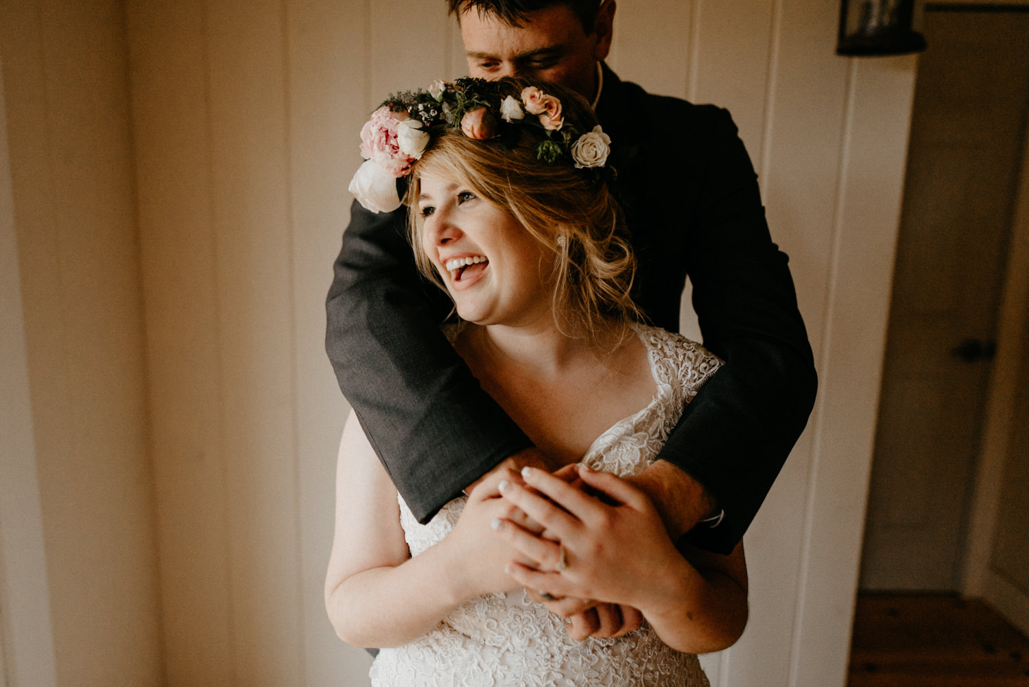 Newlyweds inside on rainy wedding day-3.jpg