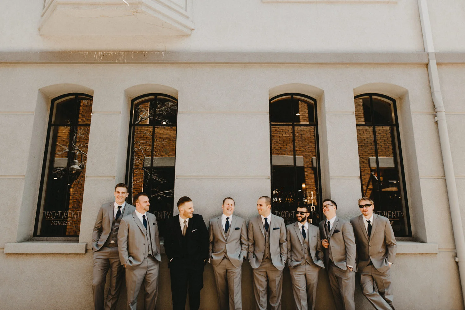 urban groomsmen pictures