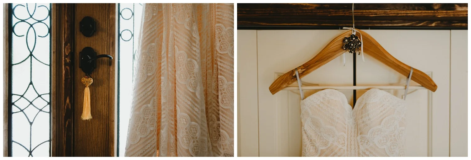 off white wedding dress