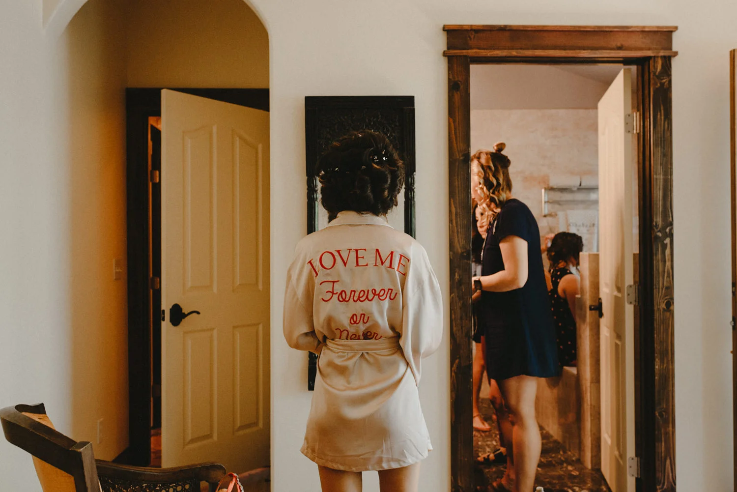 love me forever or never robe