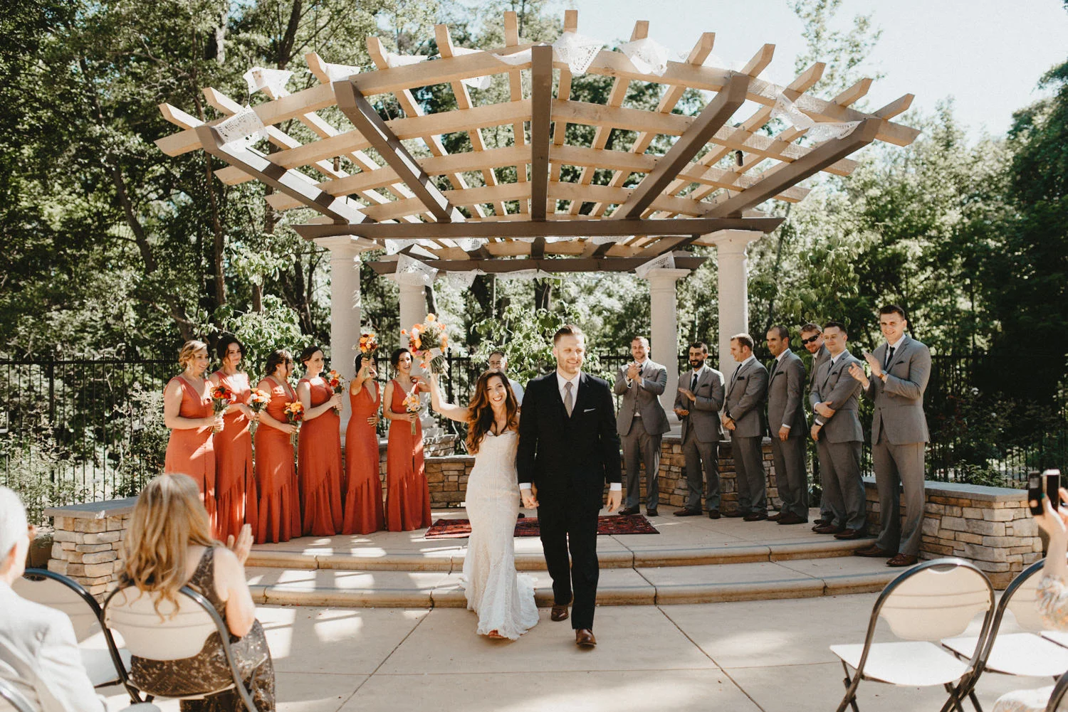 recessional pictures at creekside rose garden