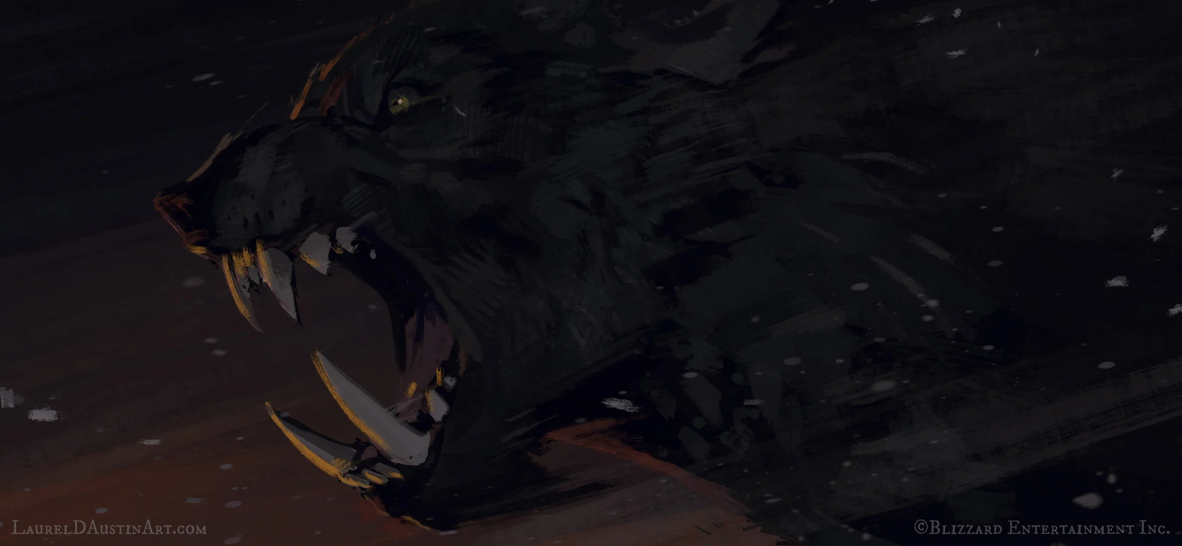 The Garn (aggressive big black wolves) were invented in WoW specifically for this story, however I think we may have met them elsewhere before. Possibly in conjunction with several below-market-weight hogs.
