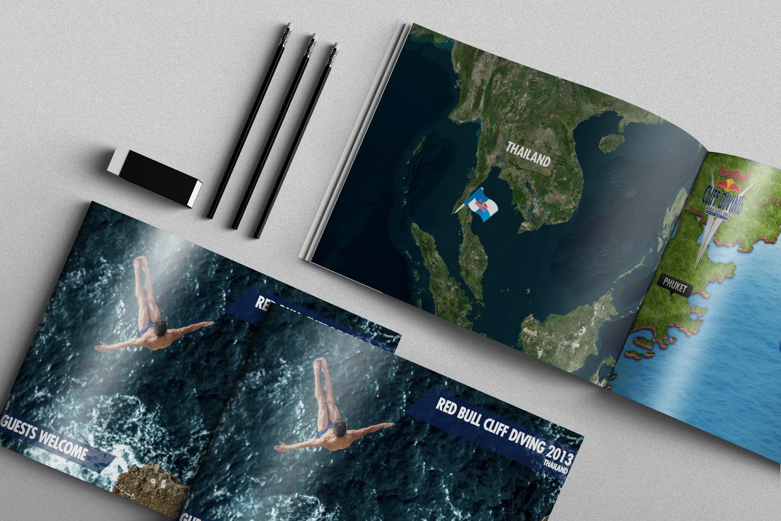 Red Bull Cliff Diving guests welcome booklet