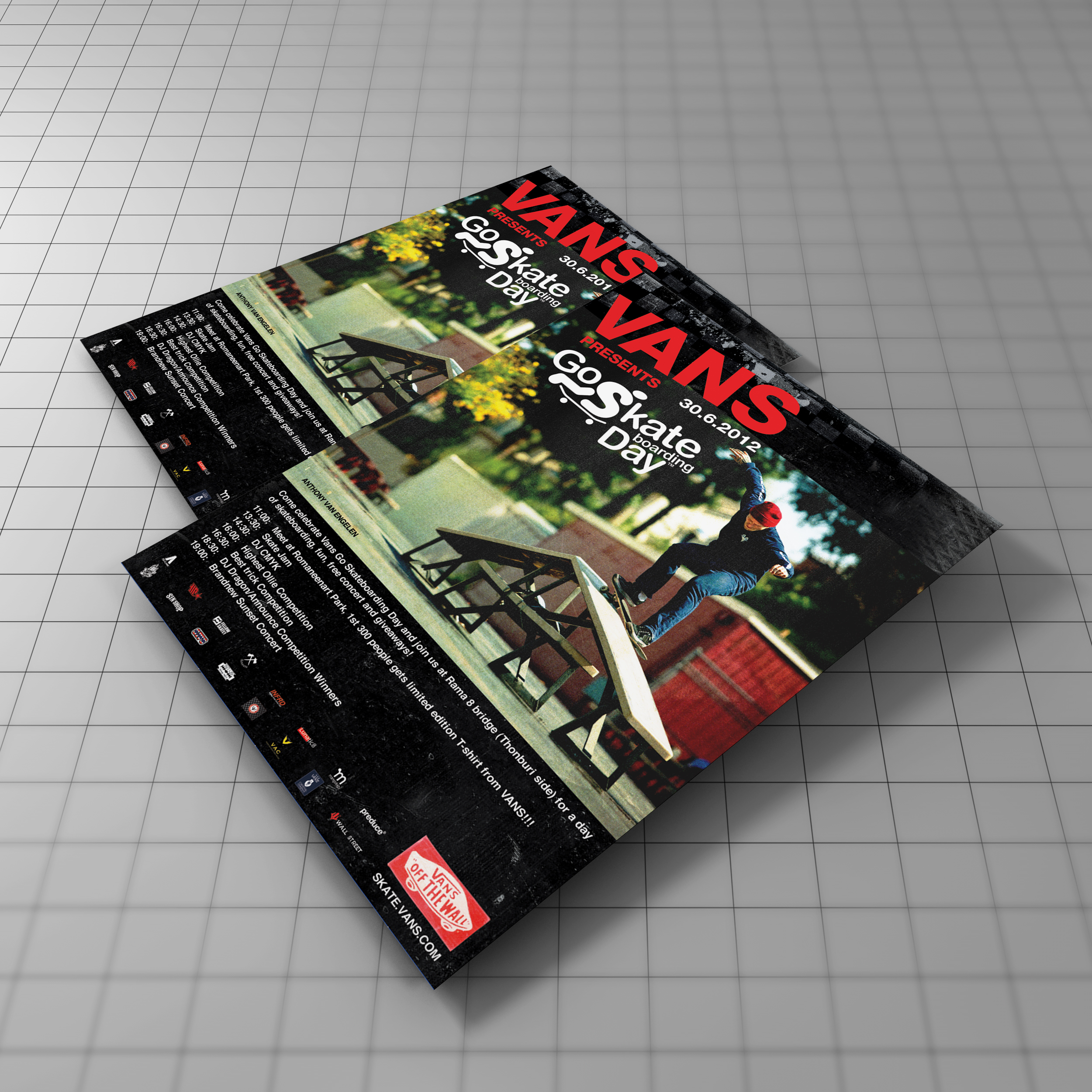 Vans go skateboarding day poster