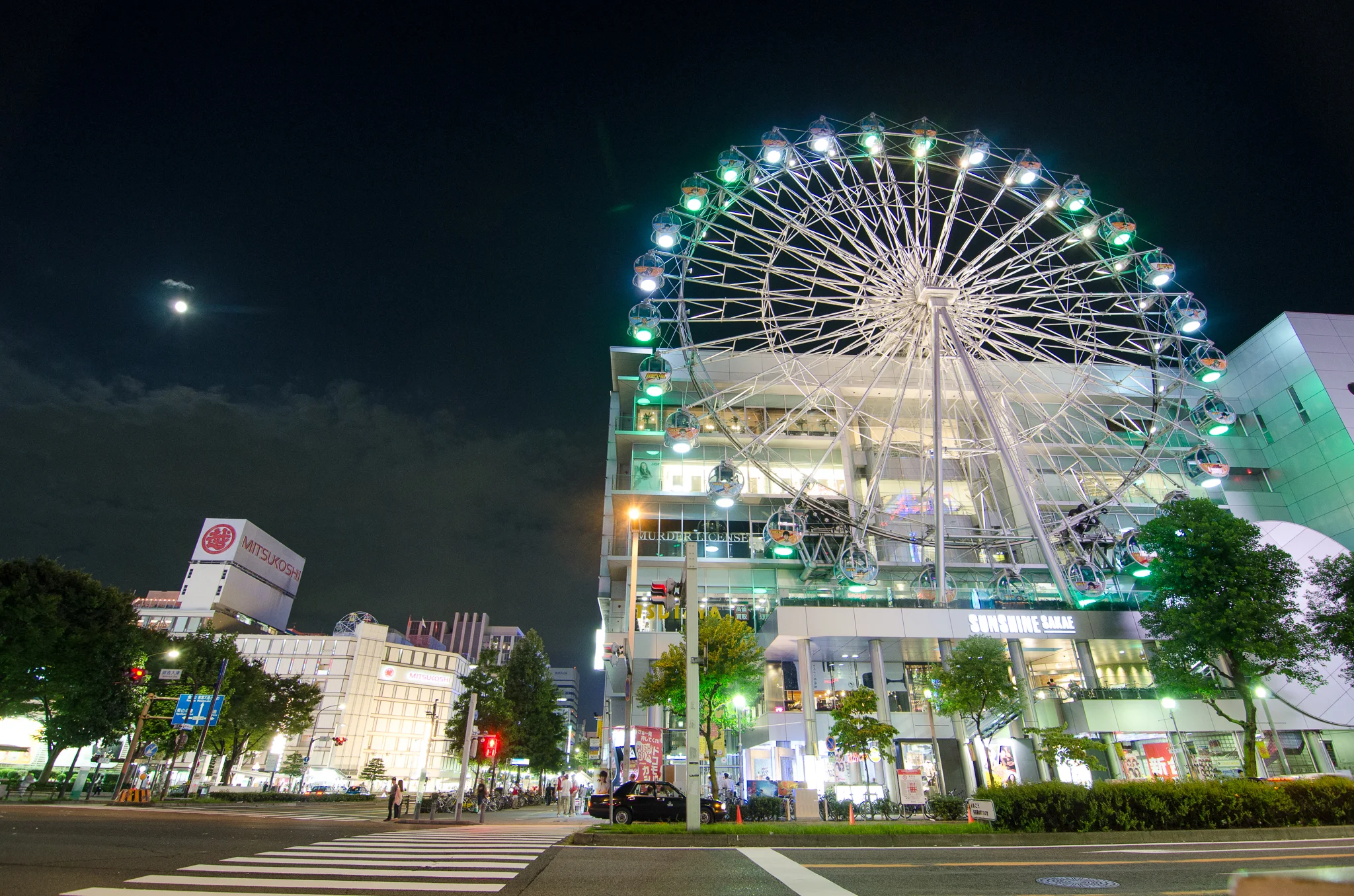 Nagoya Timelapse - A year in Meieki, at night