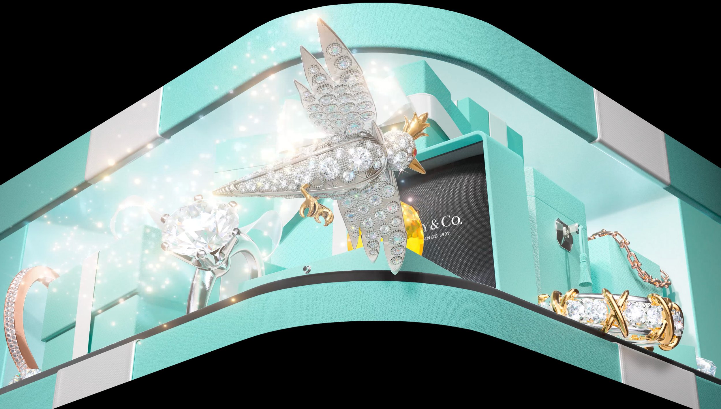 BUCK x Tiffany - Holiday Anamorphic Billboard