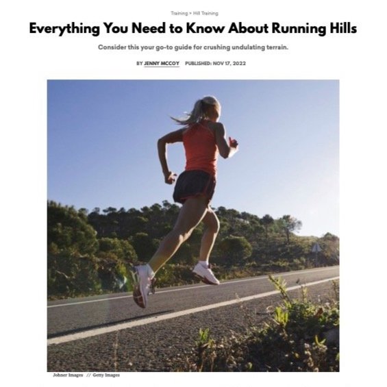 Runner's World Contribution: Hill Running