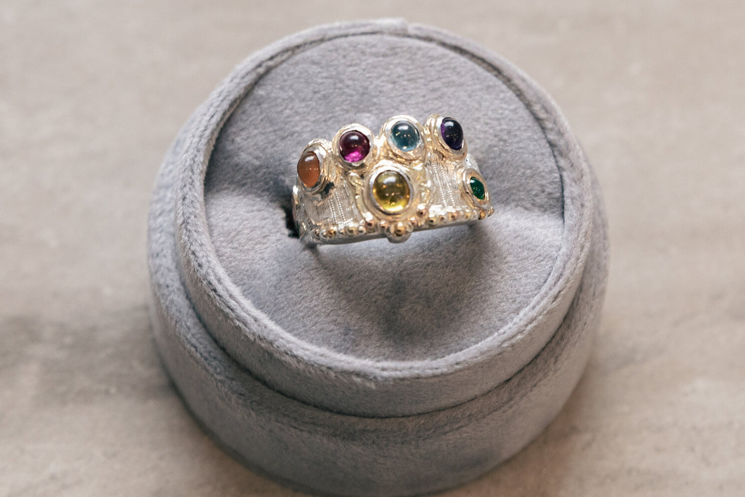 Infinity Stone Ring - Etsy