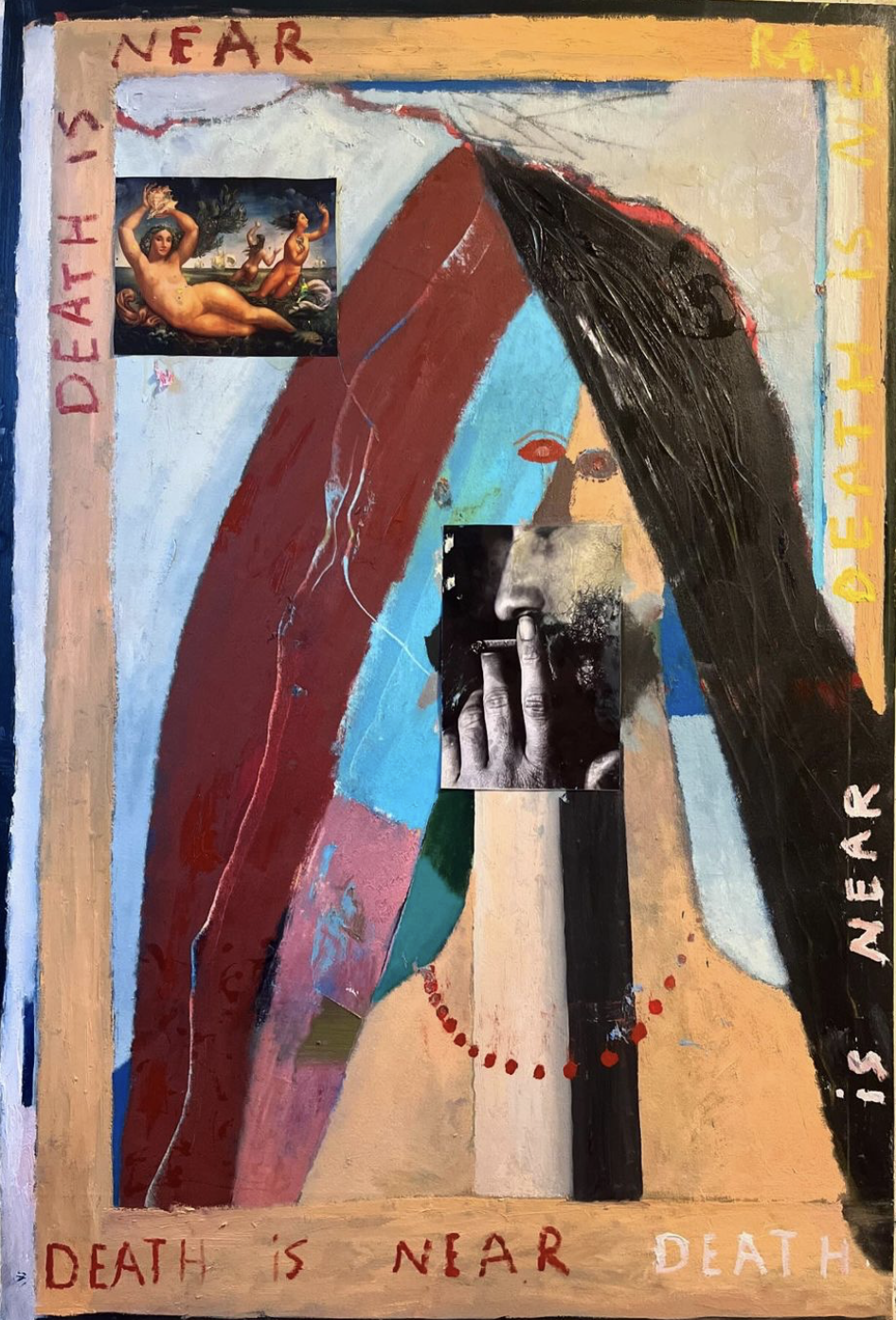 DNR
Oil, photographs on canvas
2024