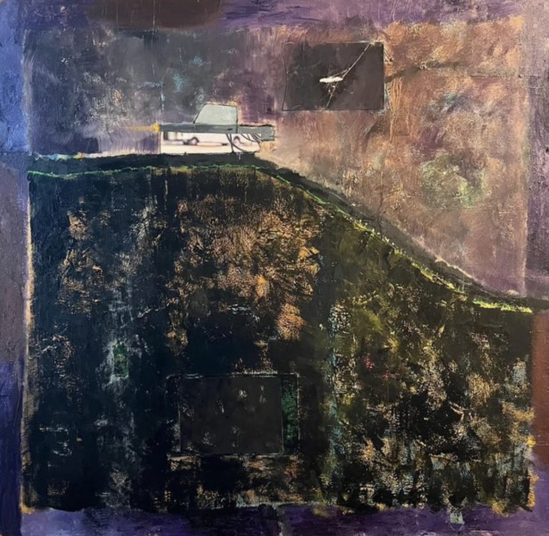 Friendly reminder: It's all a dream
Oil, photograph on canvas
2024