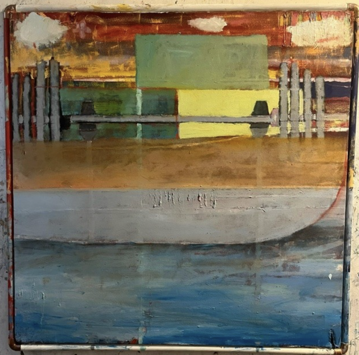 Logistics
Oil on canvas on wooden frame
2024/2025