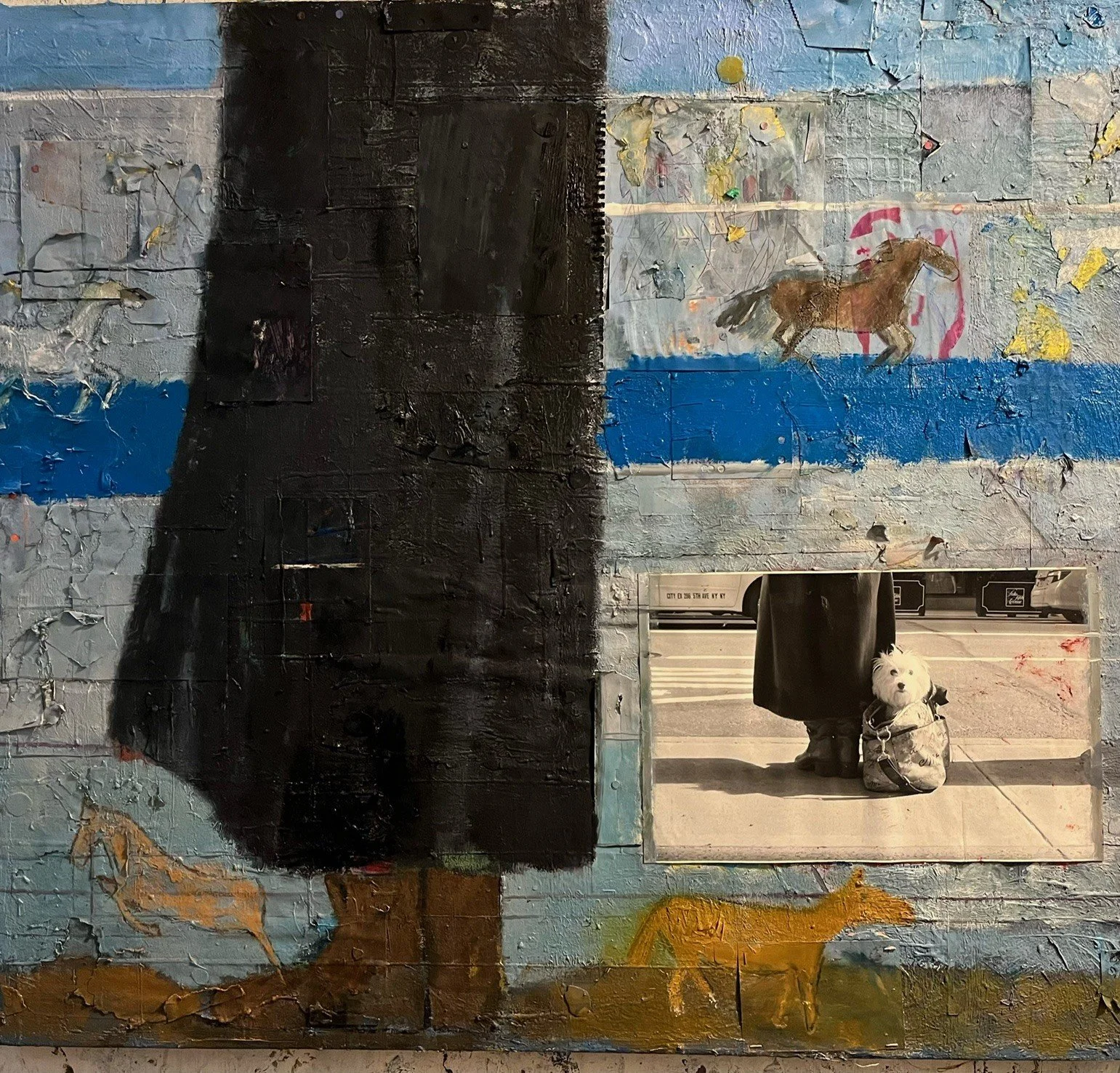 Gone Days
Oil, photograph on canvas
2024/2025